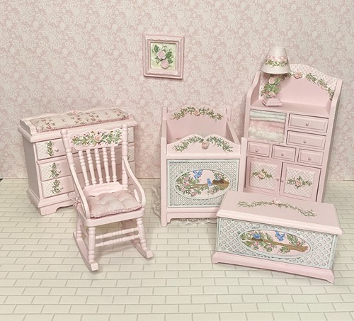 Dollhouse artisan hand painted - artisan, hand-painted